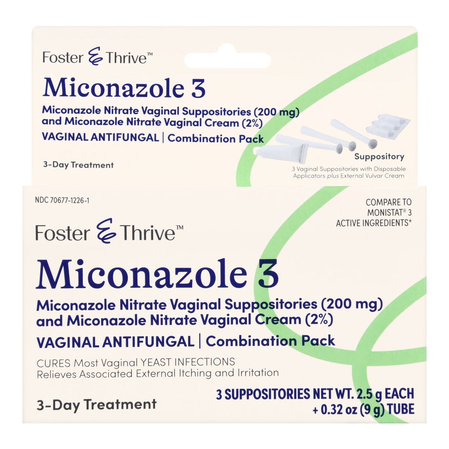 MICONAZOLE 3, CRM FT W/DISP APPLCOMBO KIT .32OZ