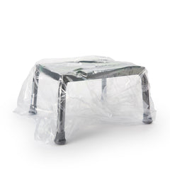 STOOL, FOOT DLX SILVER VEIN FINISH