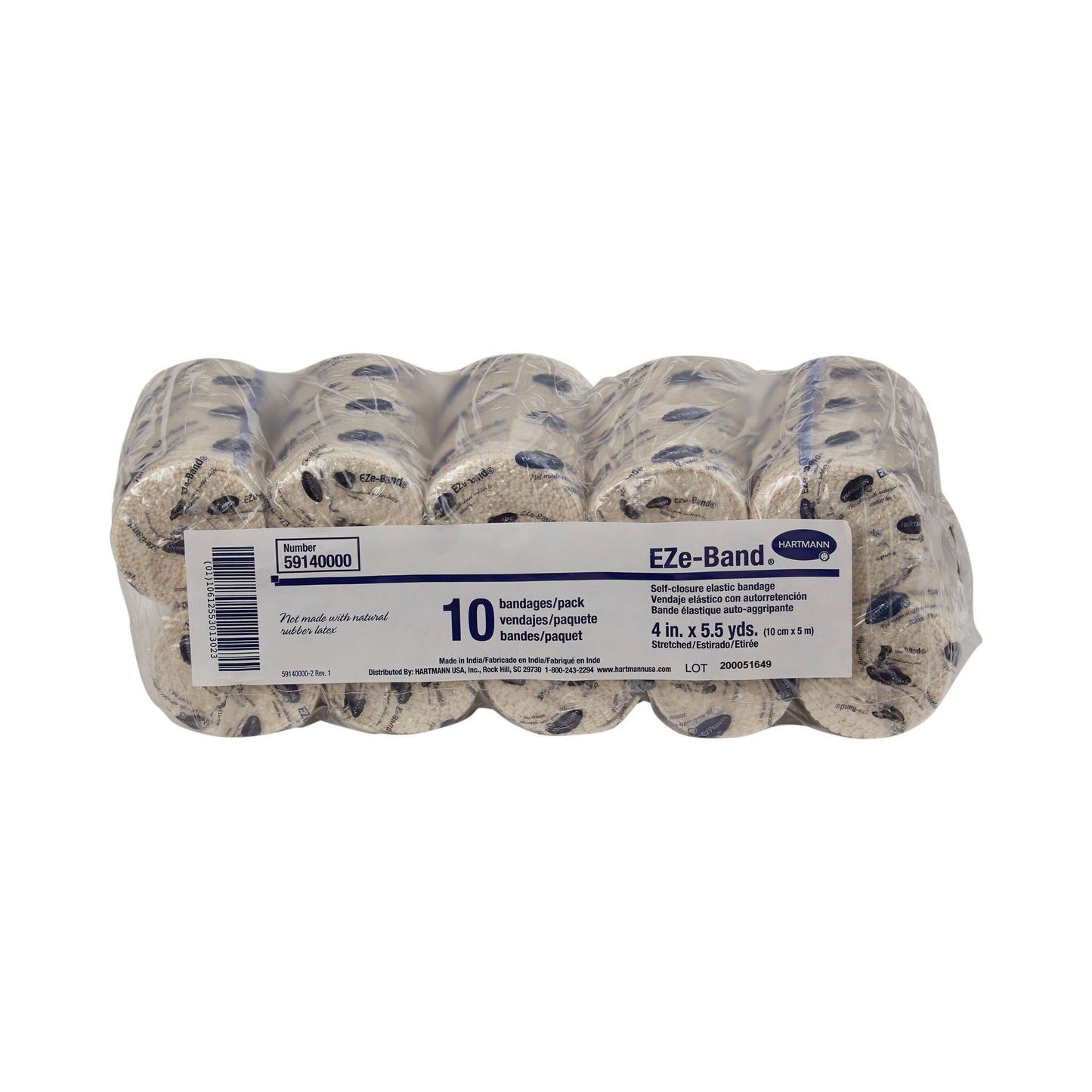 BANDAGE, ELAS EZE SELF CLOSURELF N/S 4"X5.5YD (10/PK 6PK/CS)