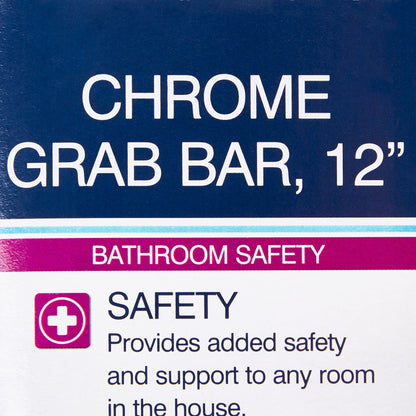 BAR, GRAB KNURLED 12" CHROME (3/BX)