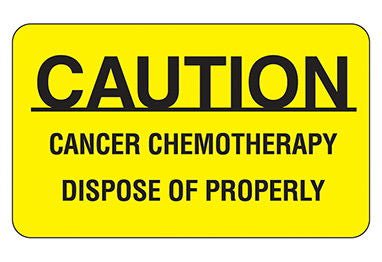 LABEL CAUTION CANCER CHEMO