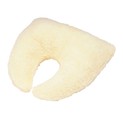 NECK PILLOW, W/ZIPPERED CVR SHEEPSKIN HERMEL