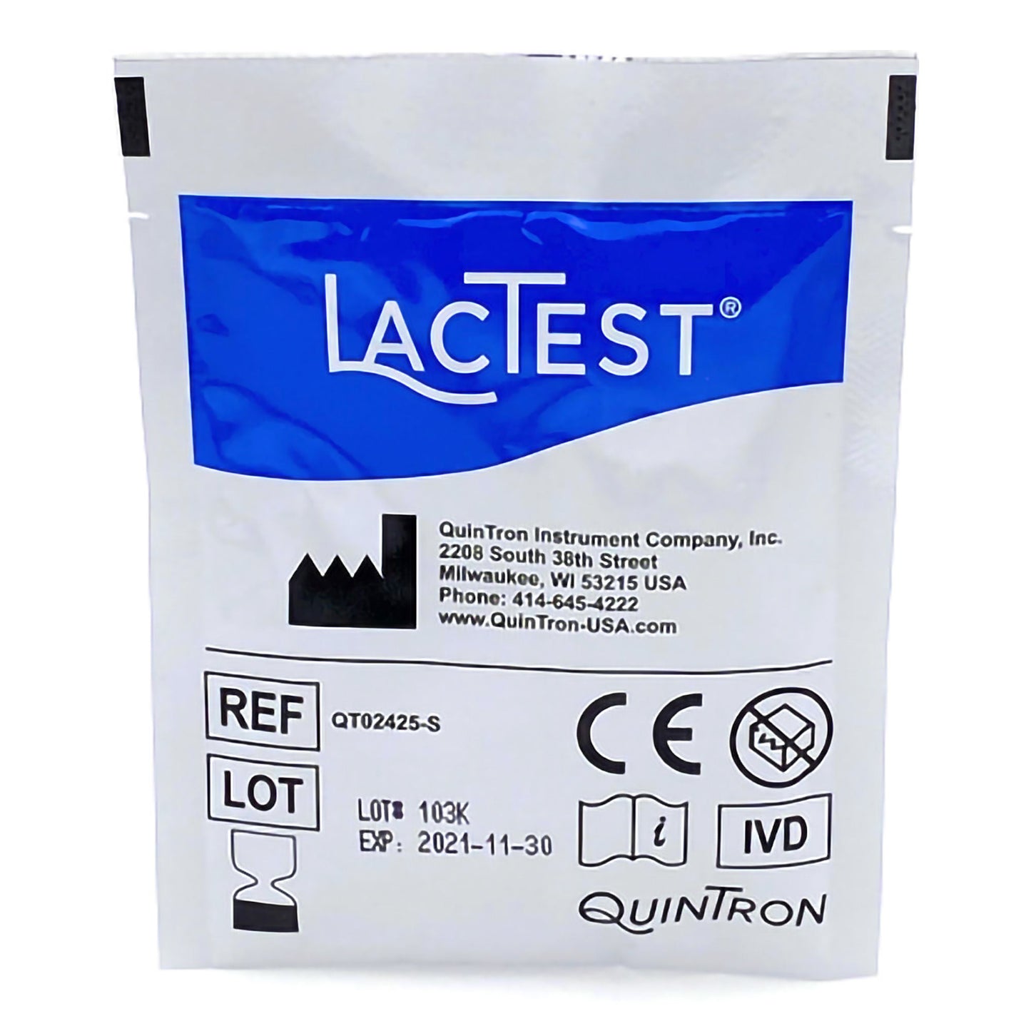 TEST KIT, LACTOSE ORG 25GM (10/BX)