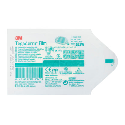 DRESSING, TRANSP TEG 1 3/4"X1 3/4" (100/BX) 3M