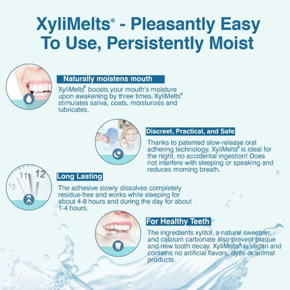XYLIMELTS, DISC DRY MOUTH 550MG (40/CT)