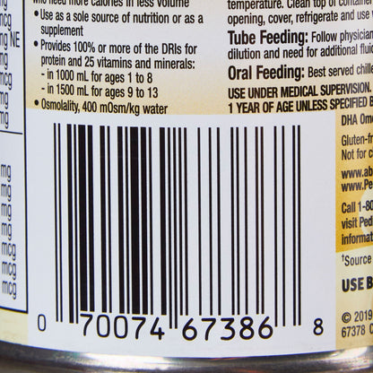 PEDIASURE, VANILLA 1.5 CAL 8OZ(24/CS)