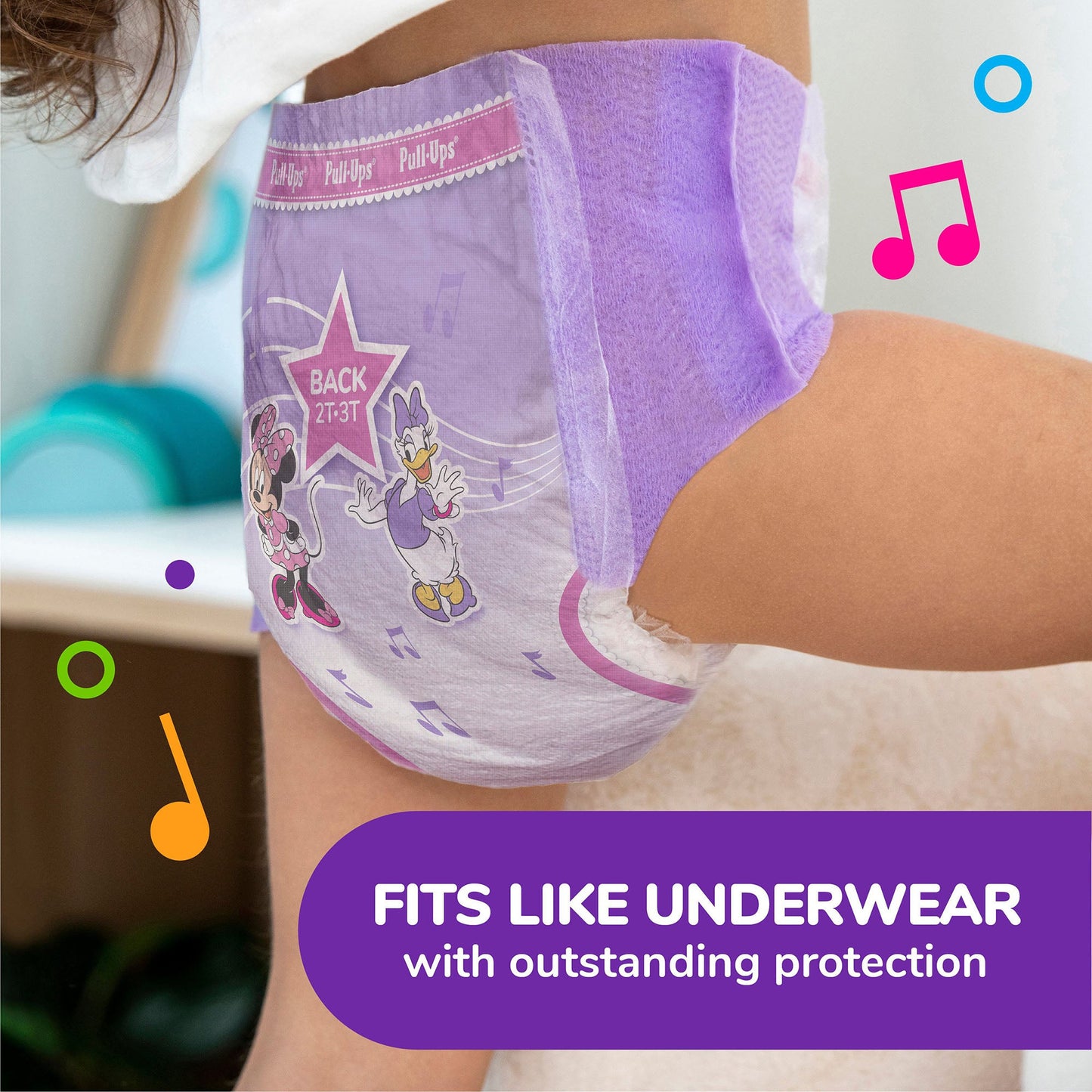 PANTS, TRAINING PULL-UPS LEARNING DESIGN GIRL 2T-3T (23/PK 4