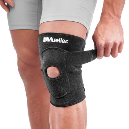 KNEE SUPPORT, 4WAY ADJ BLK