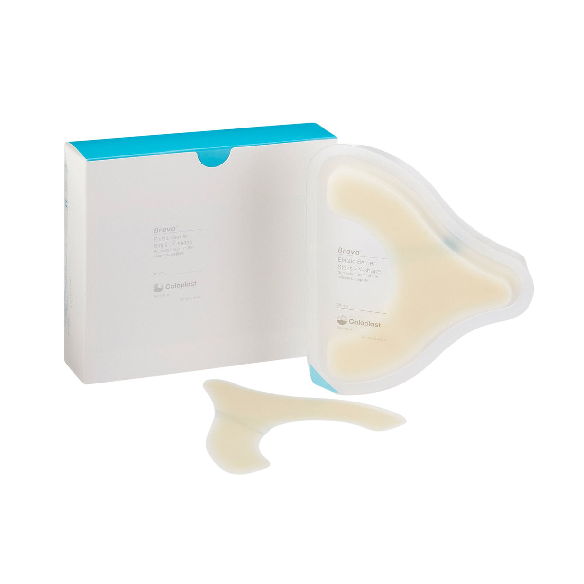 BARRIER, OSTOMY BRAVO STRIP Y SHAPE (30/BX)