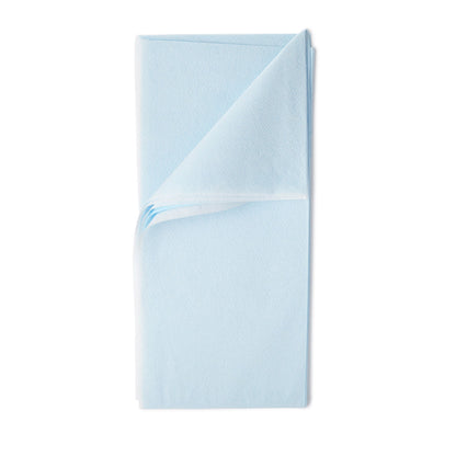SHEET, BED TP PLASBAK WHT/BLU 40X90 (50/CS)