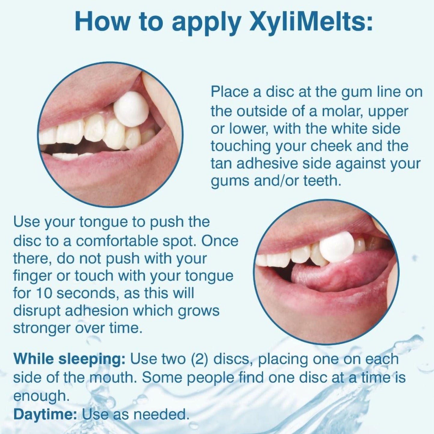 XYLIMELTS, DISC DRY MOUTH 550MG (40/CT)