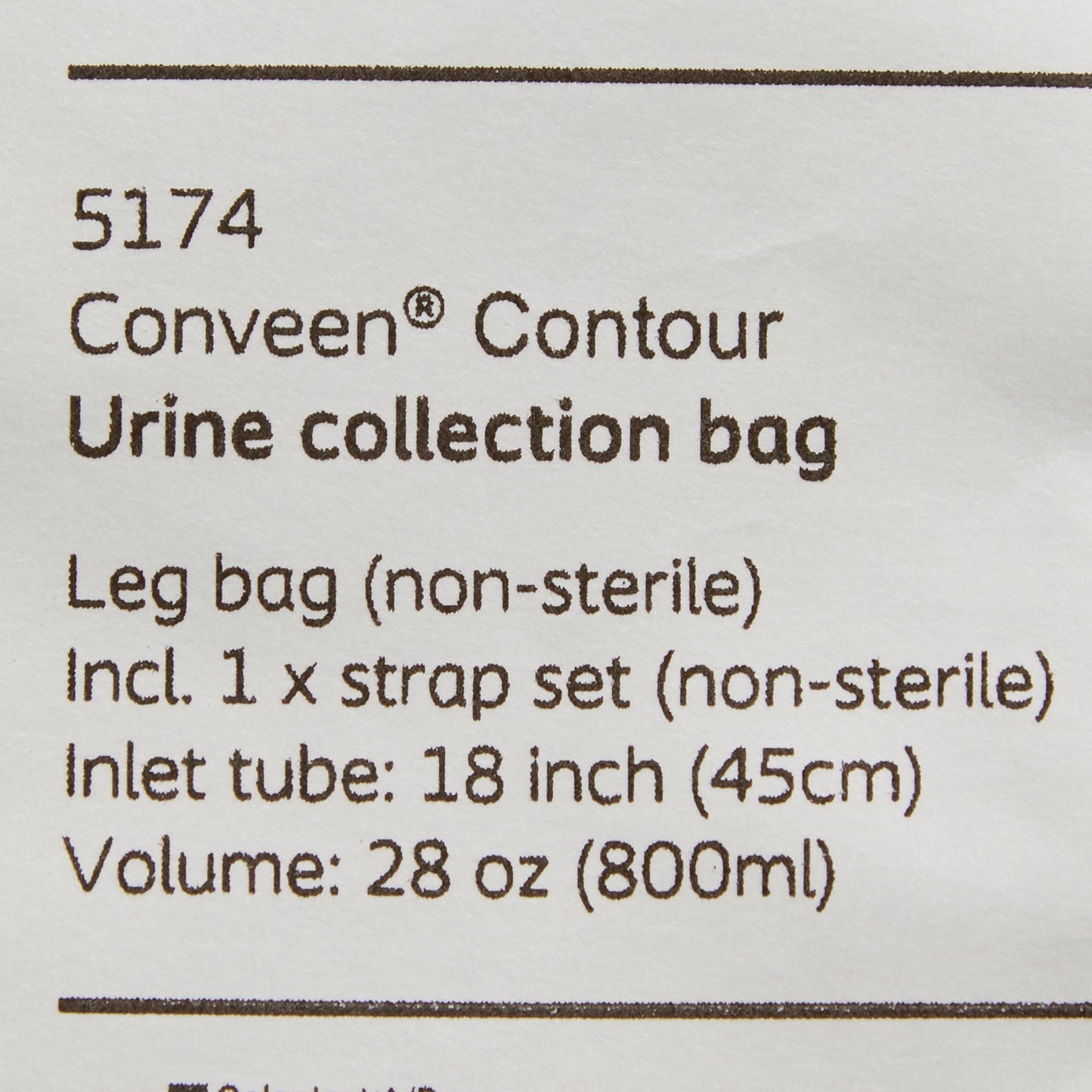 BAG, LEG W/STRAP LG 28OZ (10/BX) MENTOR