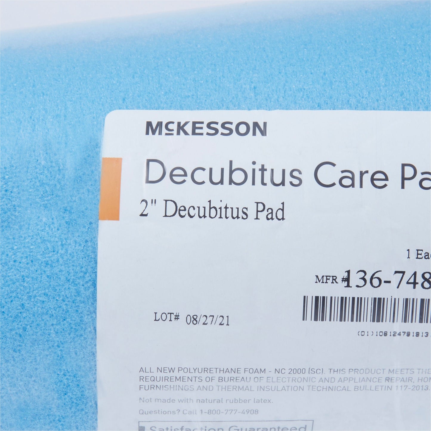 PAD, DECUB 33X72X2" (18/CS)