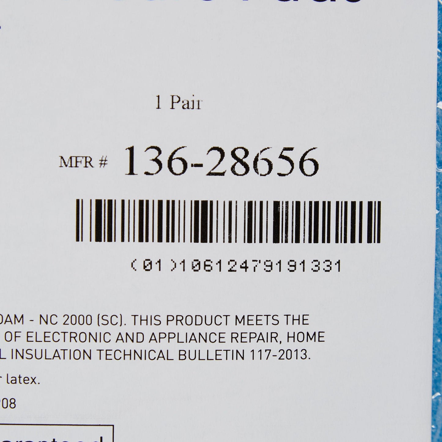 PAD, DECUB HEEL (20PR/CS)