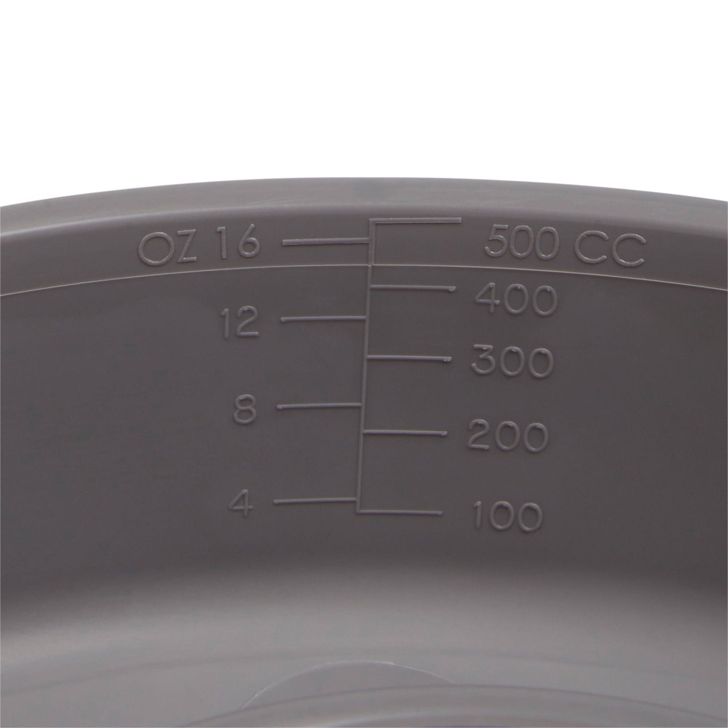 BASIN, EMESIS GRAPHITE 500ML (250/CS)