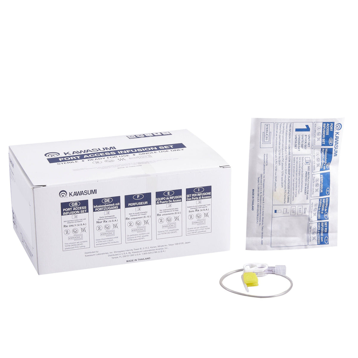 INFUSION SET, HUBER 20GX1" 8" MICROBORE TU (25/BX)