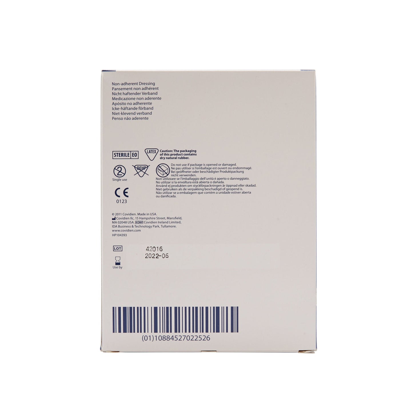 DRESSING, TELFA STR 3"X4" N/ADH (100/CT 24CT/CS)