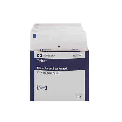 DRESSING, TELFA STR N/ADH 4"X3" 1'S (50/CT)