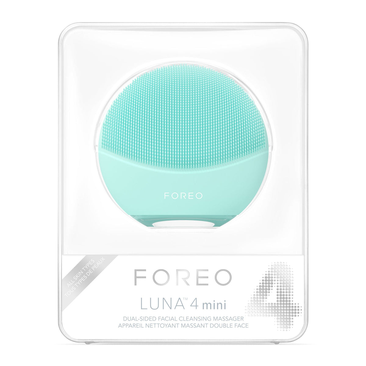 MASSAGER, FACE LUNA 4 MINI CLEANSER DUAL SIDED ARTIC BLU