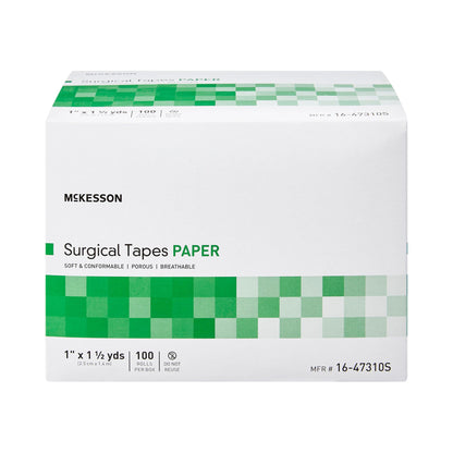 TAPE, ADHSV PAPER 1"X1 1/2YDS (100RL/BX 8BX/CS)