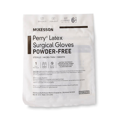 GLOVE, SURG LTX 6.5 STR2 SMTH MICROTHIN (50PR/BX 4BX/CS)