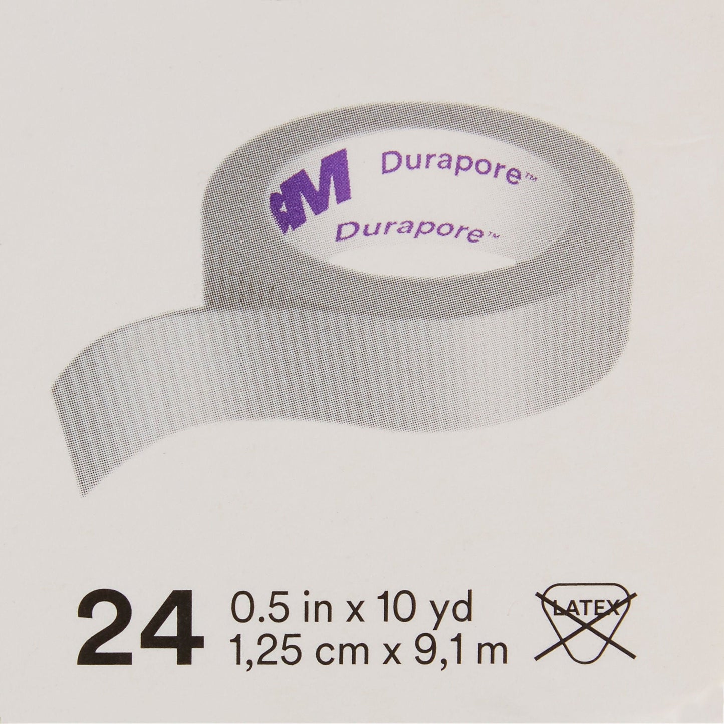TAPE, ADHSV DURAPORE 1/2"X10YDS (24/BX) 3M