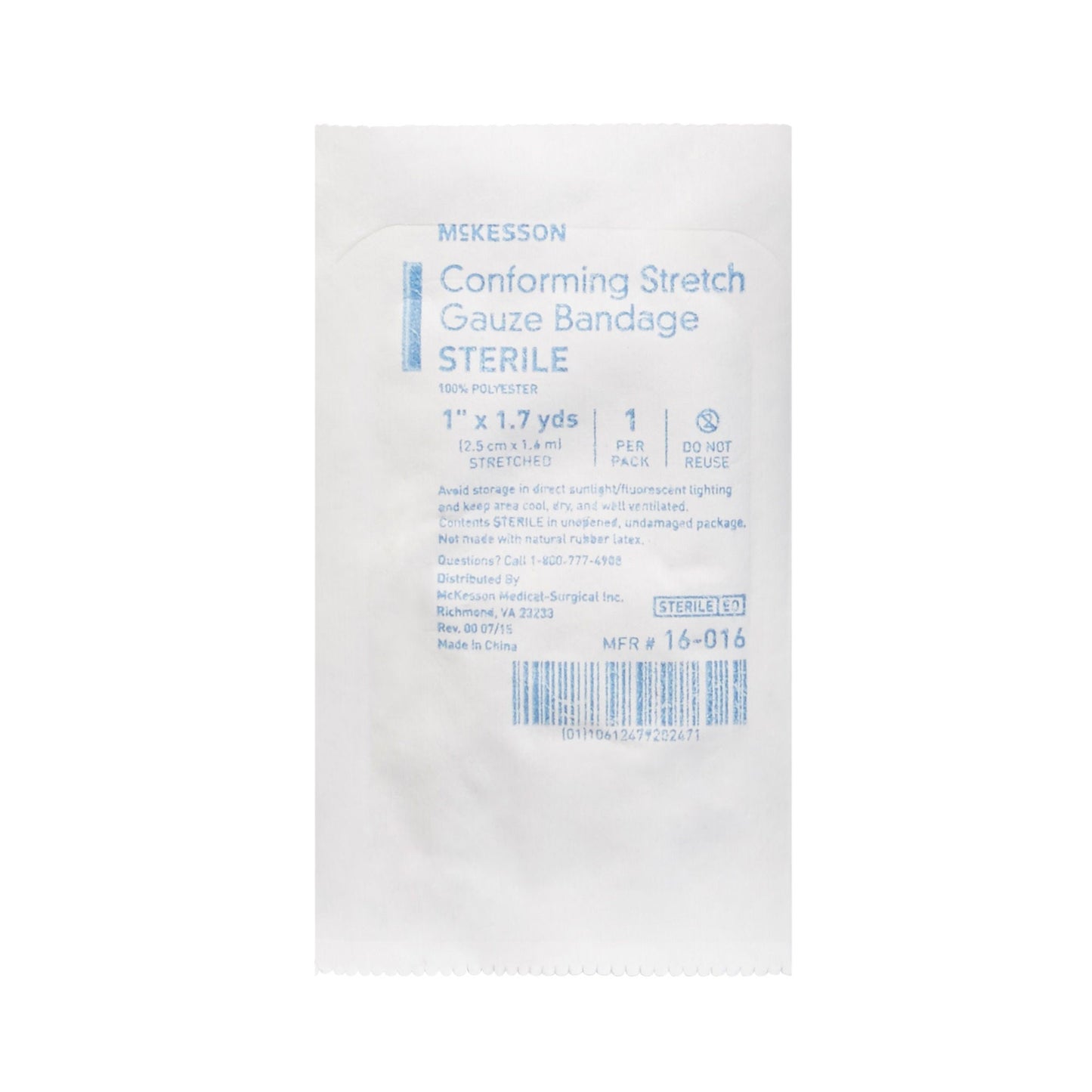 BANDAGE, CNFRM STR LF 1"X1.7YDS (1/PK 24PK/BG 4BG/CS)