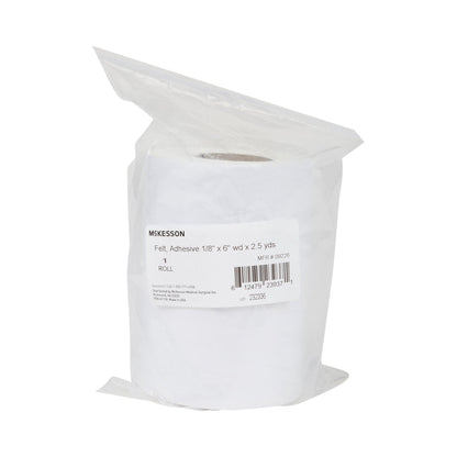 FELT, ORTHOPAEDIC ADH WHT 1/8"6"X2 1/2YDS (10RL/CS)