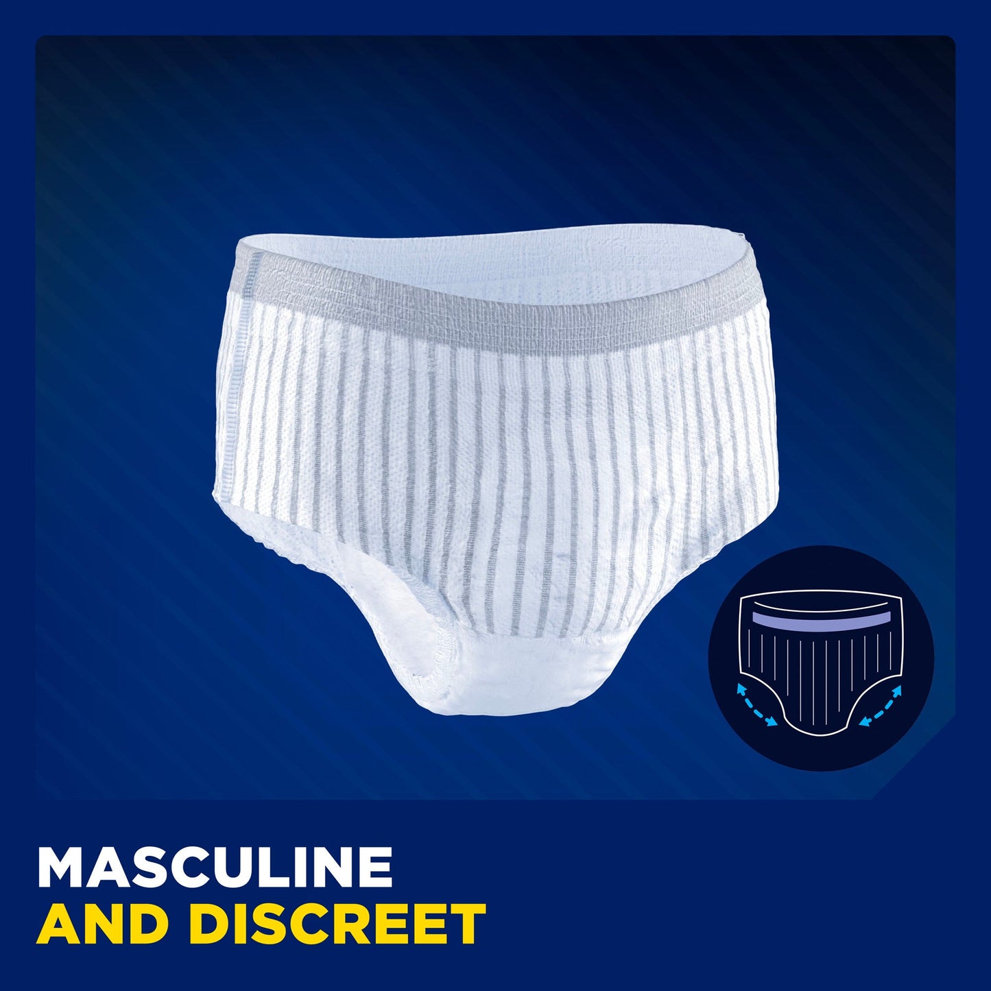 UNDERWEAR, MN TENA XLG 44-64 (14/BG 4BG/CS) SCAPER