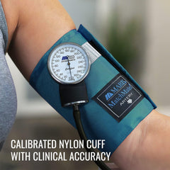 ANEROID SPHYGMOMANOMETER/STETHCOMBO KIT, BP MANUAL TEAL