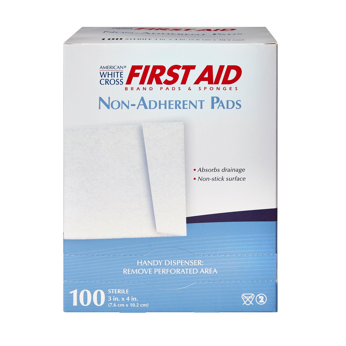 DRESSING, PAD N/ADH STR 3"X4" 1'S (100/BX) DERSCI