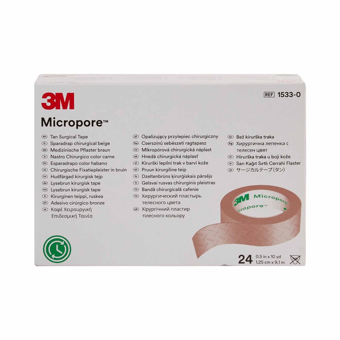 TAPE, ADHSV PAPER BRN 1/2"X10YDS (24/BX) 3M