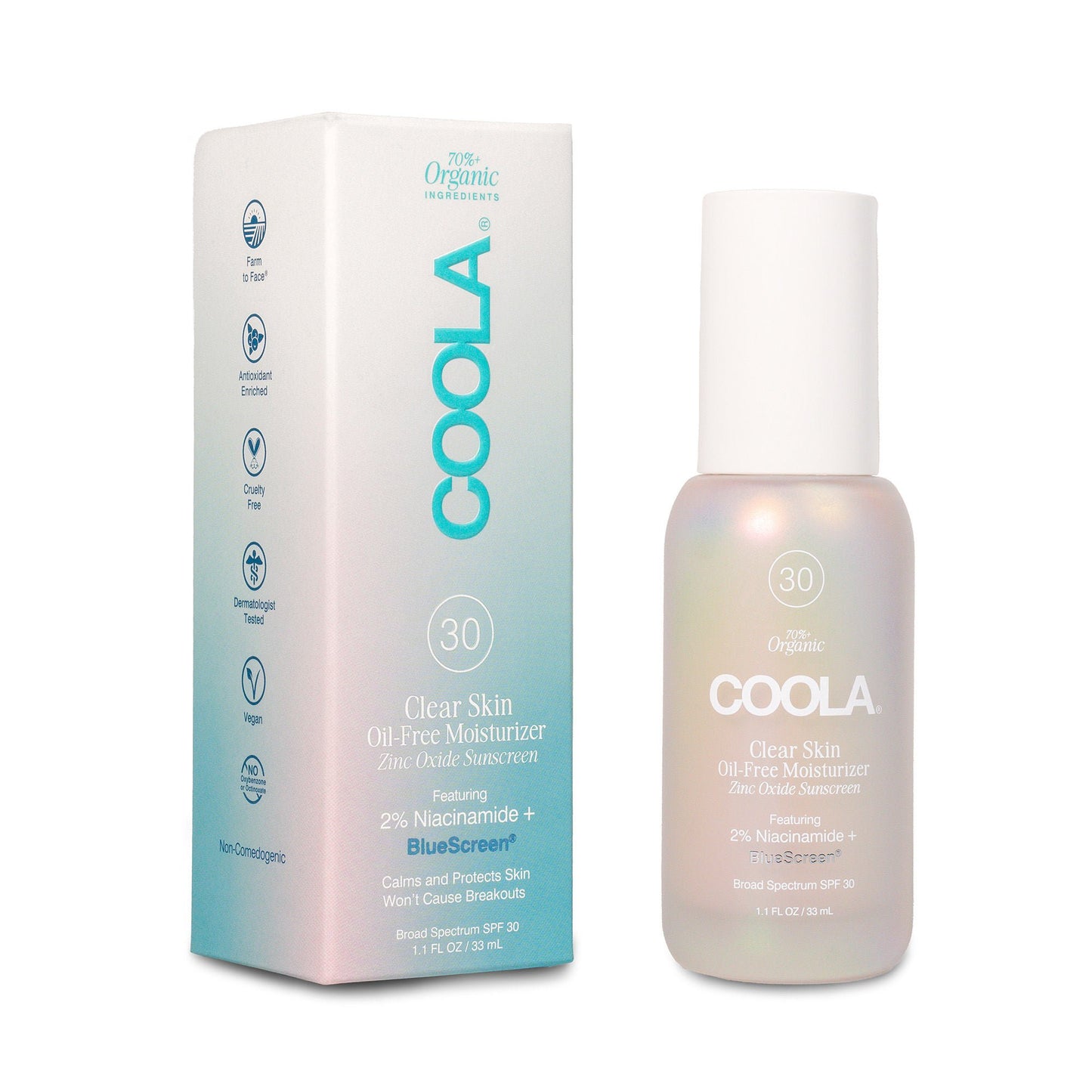 MOISTURIZER, FACE CLEAR SKIN OIL-FREE SPF30 1.1OZ (24/CS)