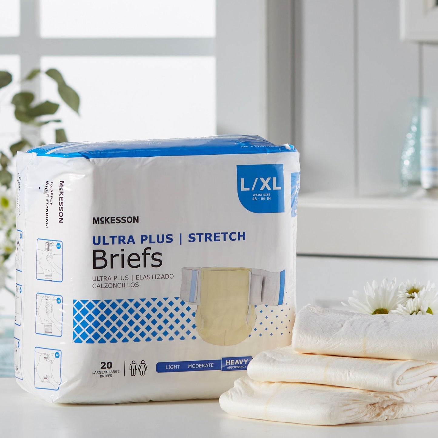BRIEF, TAB CLSR ULTRA PLUS LG/XL 48-66 (20/BG 4BG/CS)