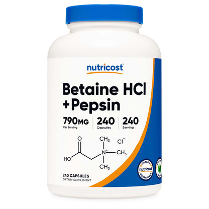 VITAMIN, CAP BETAINE HCL + PE PSIN 790MG (240/BT 12BT/CS)