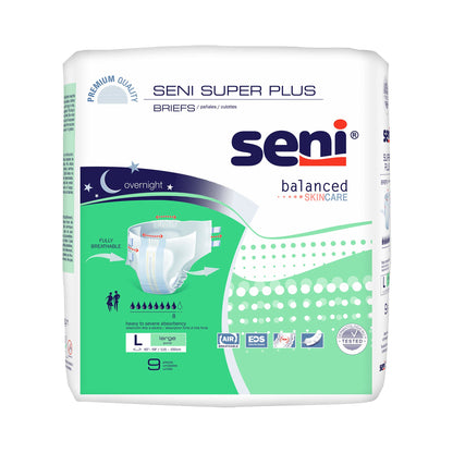 BRIEF, INCONT SENI SUPER PLUS LG 45"-59" (9/PK 4PK/CS)