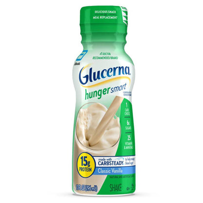 GLUCERNA, SHAKE HUNGER SMART VANILLA 10OZ (24/CS)