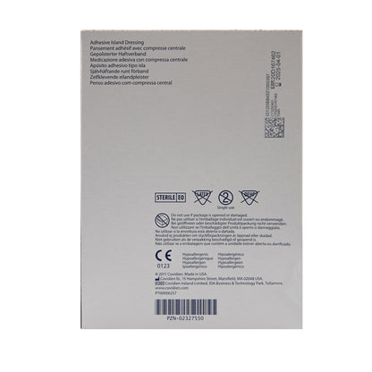 DRESSING, TELFA ISLAND 4"X5" (25/CT) KENDAL