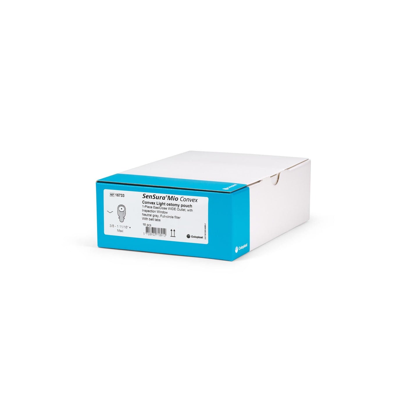 DRAIN, POUCH OSTOMY SENSURA MIO 1PC LT (10/BX)