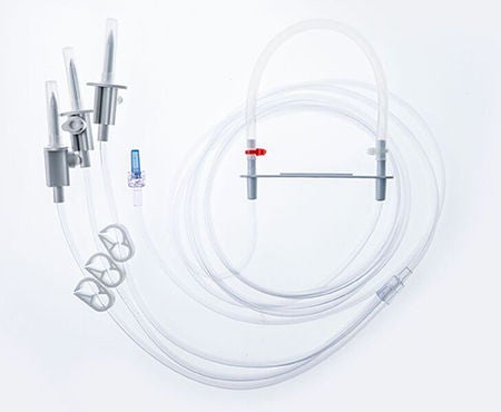 TRANSFER SET, TRIPLE LEAD W/3 CLAMP LL 132" (25/CS)