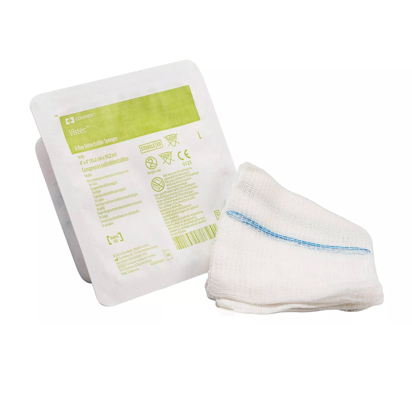 SPONGE, XRAY N/S 4"X4" (100/BG20BG/CS) KENDAL