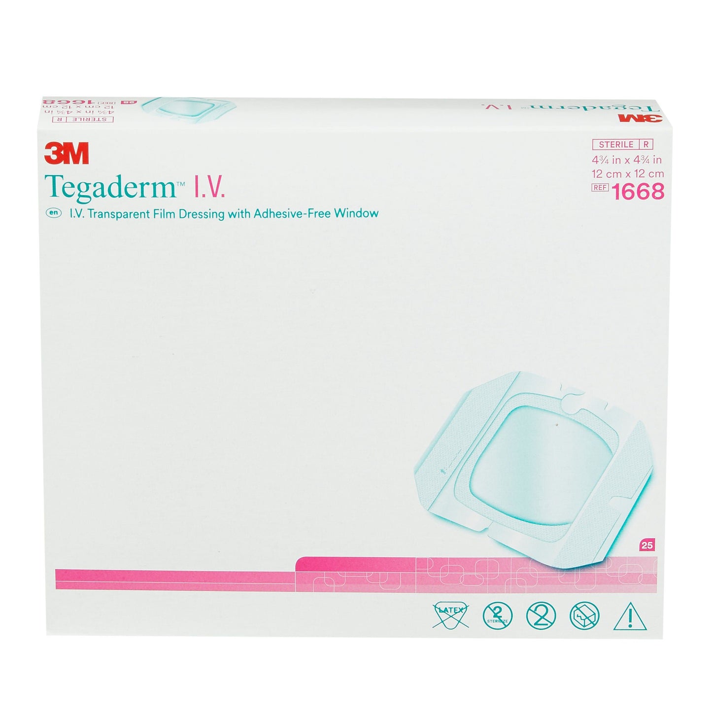 DRESSING, TEGADERM IV PORT 4.75"X4.75" (25/BX 4BX/CS)