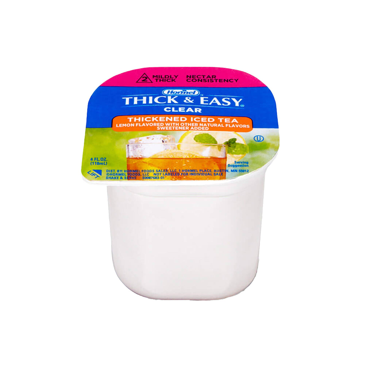 THICK & EASY, TEA THICKENED NECTAR 4OZ (24/CS) DMNDCR