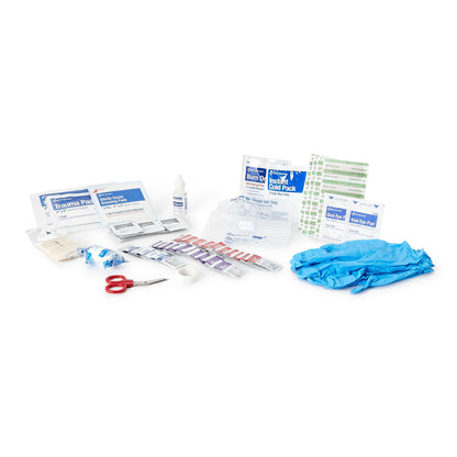 FIRST AID KIT, 10PERSON PLAS 5"X3"X8" (12/CS)