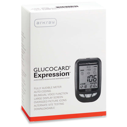 METER KIT, BLD GLUC GLUCOCARD EXPRSN W/10TST STRP