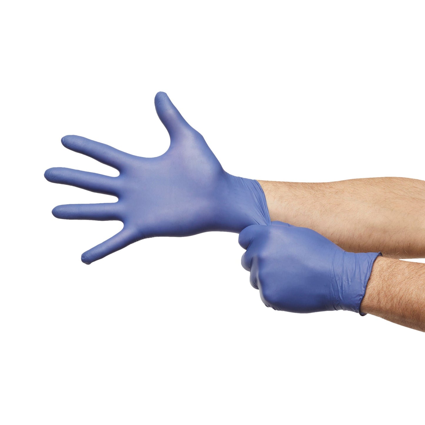 GLOVE, EXAM NTRL MED N/S CHEMOLDC BLU (250/BX 10BX/CS)