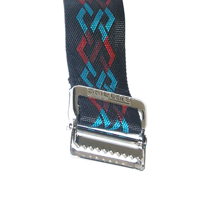 BELT, GAIT GEO PATTERN B 2"X6"W/METAL BUCKLE