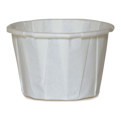 CUP, SOUFFLE PORTN TRTD PAPER WHT 2OZ (250/SL 20SL/CS)