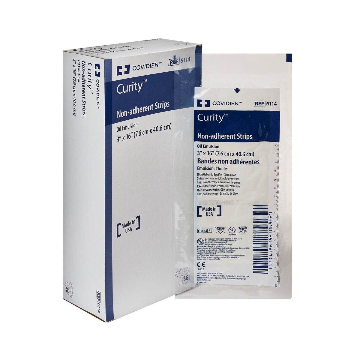 DRESSING, EMULSION OIL 3"X16" (36/BX) KENDAL