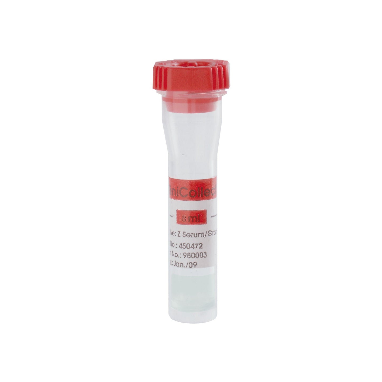 TUBE, CAPILLARY SEP GLD 800UL POLY MINICOLLECT (100/BX)